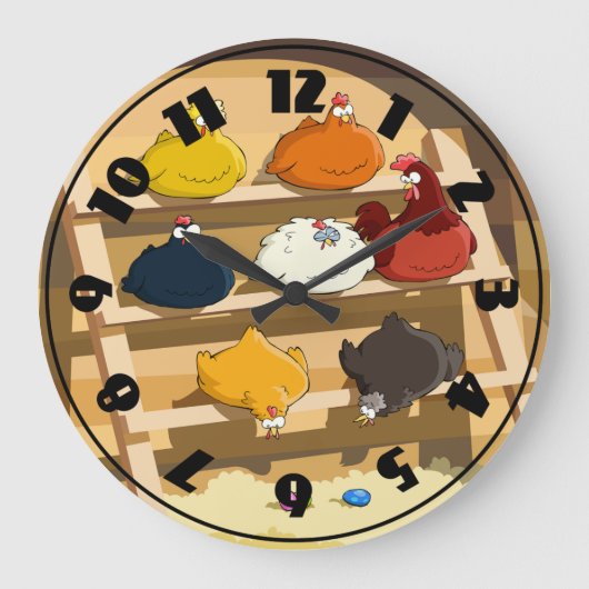 Hen House Clock Grote Klok (Voorkant)