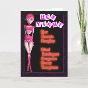 Hen Night Party Uitnodiging Meisjes