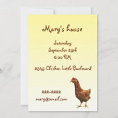 Hen Party Invitation Kaart (Achterkant)