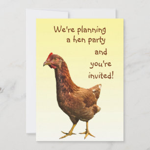 Hen Party Invitation Kaart