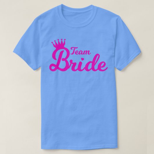 Hen Party T-shirt Team Bruid (Design voorkant)