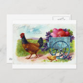 Hen trekkar Pasen  Briefkaart (Voorkant / Achterkant)