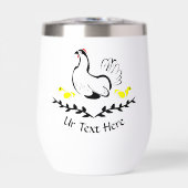 Hen with Yellow Chicks Line Art (Avant)