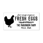 Hen Wreater Free Range Fresh Eggs Boerderij Name Rubberstempel (Afrduk)