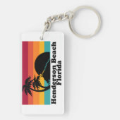 Henderson Beach Florida Sleutelhanger (achterkant)