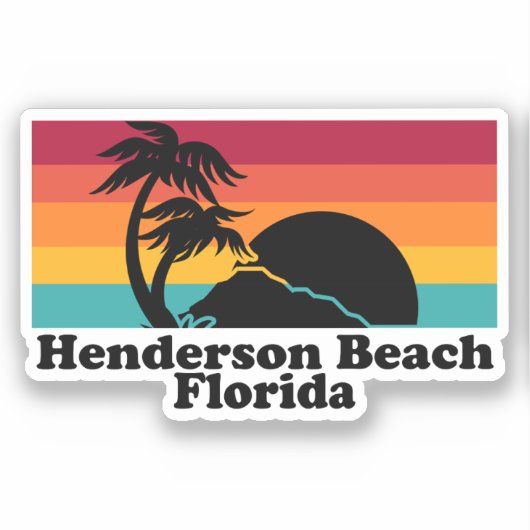  Henderson Beach Florida Sticker (Voorkant)