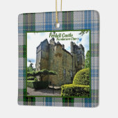 Henderson Clan Fordell Castle Tartan Kerstmis Keramisch Ornament (Links)