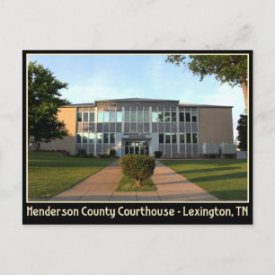 Henderson County Courthouse - Lexington, TN Briefkaart
