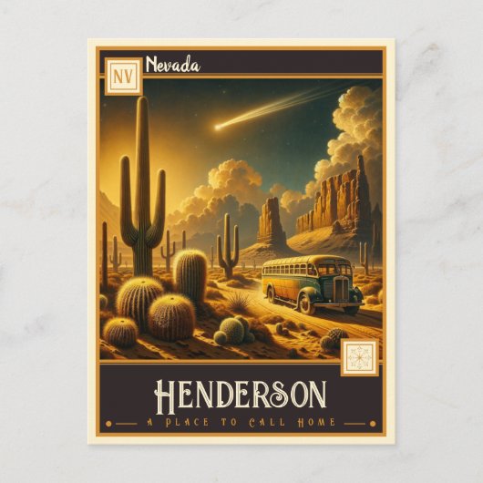 Henderson, Nevada |  Briefkaart (Voorkant)