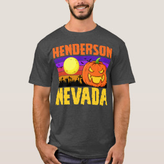 Henderson Nevada Happy Halloween Party Local City T-shirt