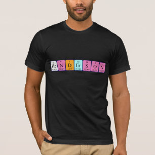 Henderson periodiek tabelnaam shirt