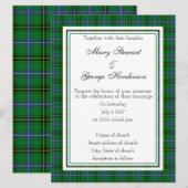 Henderson Scottish Faire-part de mariage (Devant / Derrière)