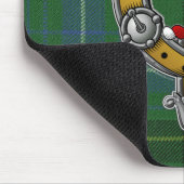 Henderson Tartan & Badge Muismat (Hoek)