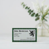 Henderson Tartan Carte de visite (Debout devant)