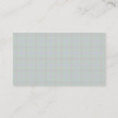 Henderson Tartan Carte de visite (Dos)