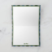 Henderson Tartan Fordell Castle Foto Kaart (Binnen)