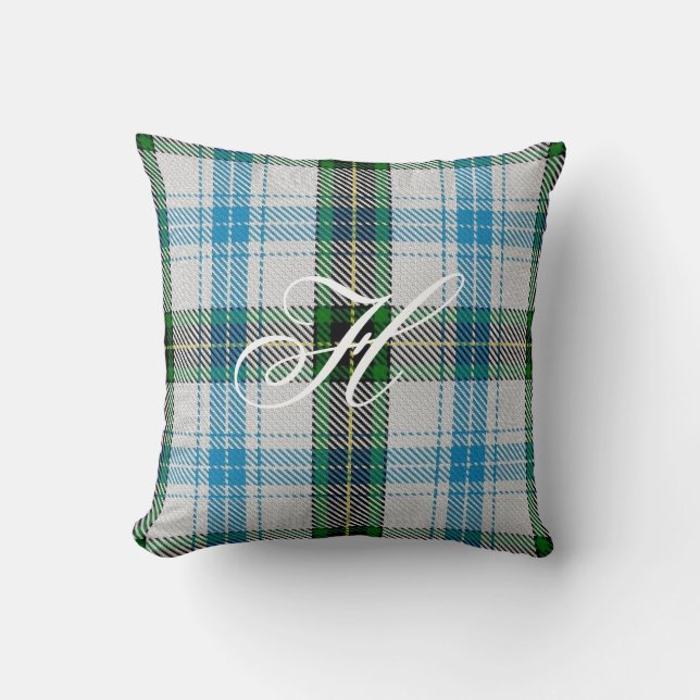 Henderson Tartan Monogram Pillow Kussen (Voorkant)