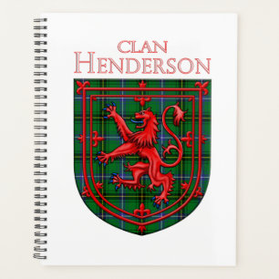 Henderson Tartan Scottish Play Lion Rampant Planner