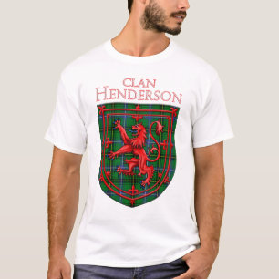 Henderson Tartan Scottish Play Lion Rampant T-shirt