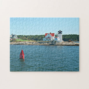 Hendricks Head Lighthouse, Southport Island Maine Legpuzzel
