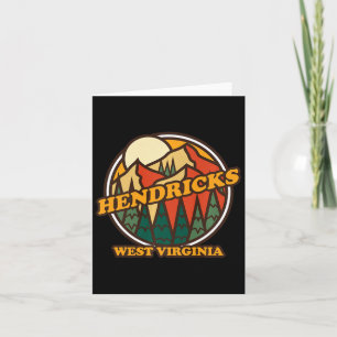 Hendricks West Virginia Mountain Hiking So Kaart