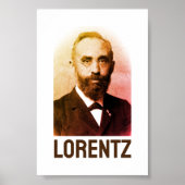 Hendrik Lorentz Poster (Voorkant)