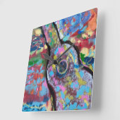 Hendrix Wall Clock Vierkante Klok (Hoek)