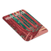 Hendy Bossen State Park California Badge  Magneet (Rechterzijde)