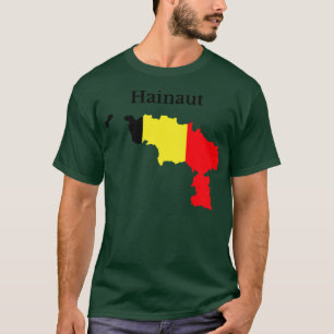 Henegouwen Provincie Kaart België T-shirt
