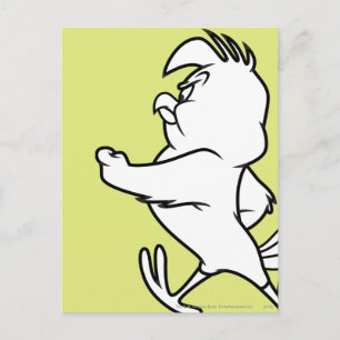 Henery Hawk Walking Briefkaart