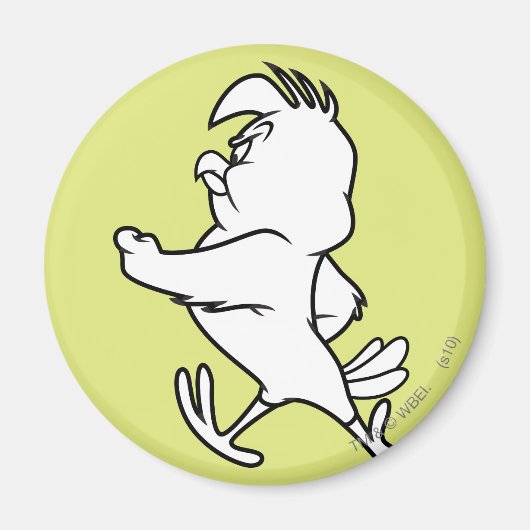 Henery Hawk Walking Magneet (Voorkant)