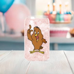 Henery Hawk Yelling Blikvorm Glas