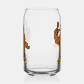 Henery Hawk Yelling Blikvorm Glas (Links)