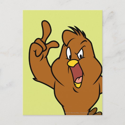 Henery Hawk Yelling Briefkaart (Voorkant)