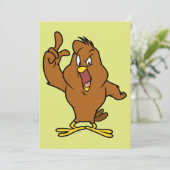 Henery Hawk Yelling Kaart (Staand voorkant)