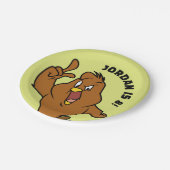 Henery Hawk Yelling Papieren Bordje (Gekanteld)