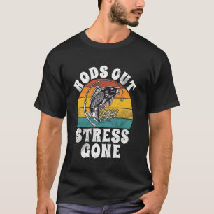 Hengels Uit Stress Weg Karper Vissen T-shirt