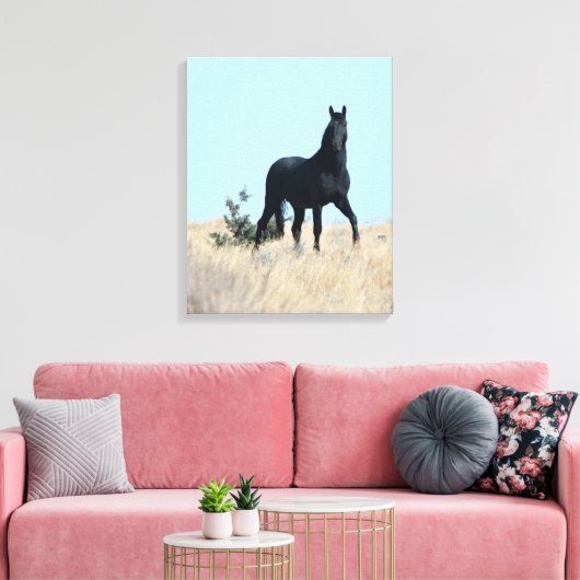 Hengst Voodoo Canvas print (Insitu (Woonkamer))