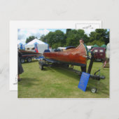 Henley on Thames, Traditioneel kanoe Briefkaart (Voorkant / Achterkant)