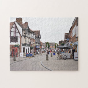 Henley Street Stratford-Upon-Avon Verenigd Koninkr Legpuzzel