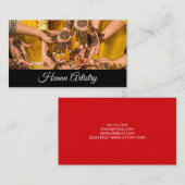 Henna Artistry Visitekaartje (Voorkant / Achterkant)