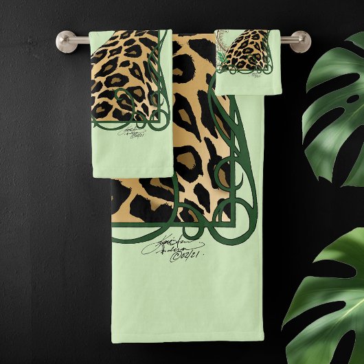 Henna Botanique Elégant Léopard Vert