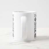 Henna Elephant Extra Grote Beker (Achterkant)