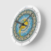 Henna Elephant Mandala Ganesha Mindfult Horloge (Angle)