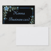 Henna fl Carte de visite (Devant / Derrière)