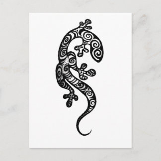 Henna Gecko van Cynthia McDonald Briefkaart