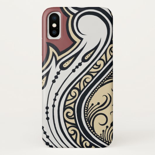 Henna geïnspireerde telefoonbehuizing Case-Mate iPhone case (Achterkant)