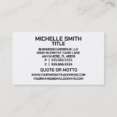 Henna Hand Tattoo Visitekaartje (Achterkant)