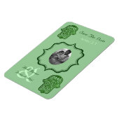 Henna Hand van Hamsa (groen) (sparen de datum) Magneet (Linkerzijde)