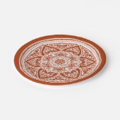 Henna Mandala Papieren Bordje (Gekanteld)